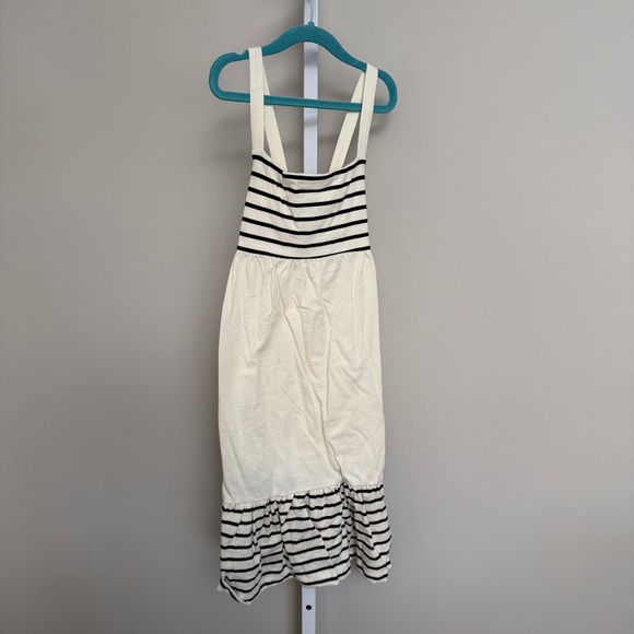 Hannah ANDERSSON Sleeveless Striped Crossback Dress with Pockets size 10 140cm - Picture 5 of 6